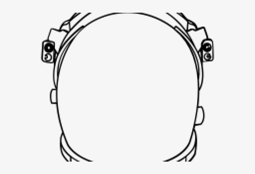 Drawn Helmet Astronaut Helmet - Circle, transparent png #9733196