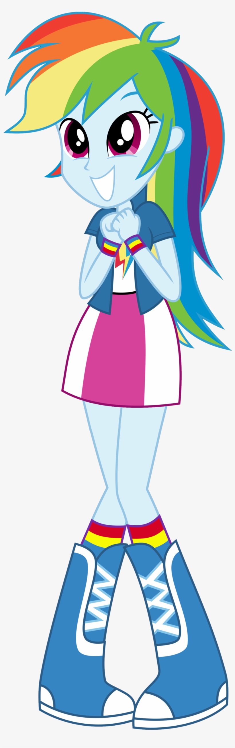 Tall - Human Rainbow Dash Equestria Girl, transparent png #9733299