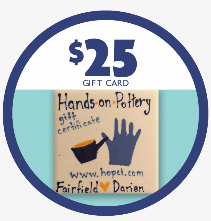 $25 Gift Card - Circle, transparent png #9733898