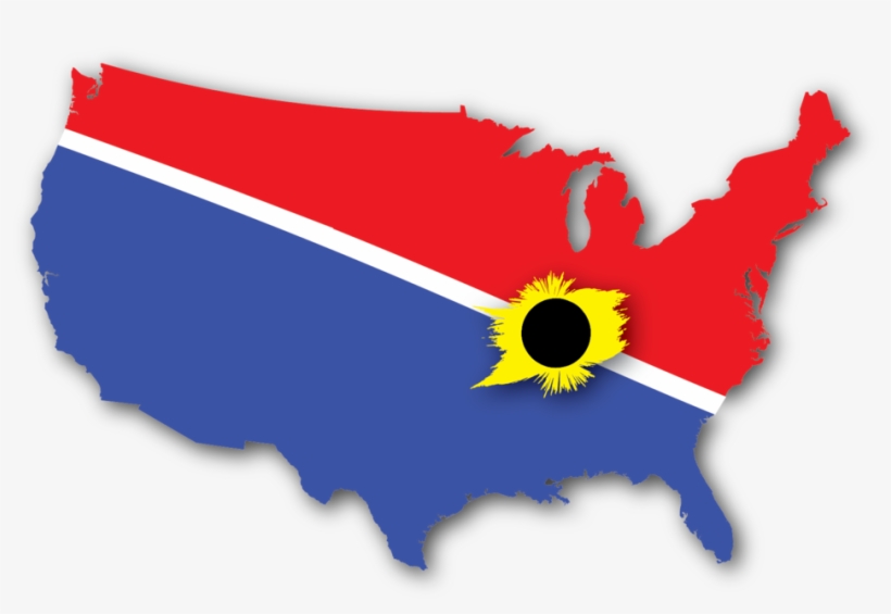 Total Solar Eclipse 2017 Across The Usa Including The - Great American Eclipse Logo, transparent png #9734079
