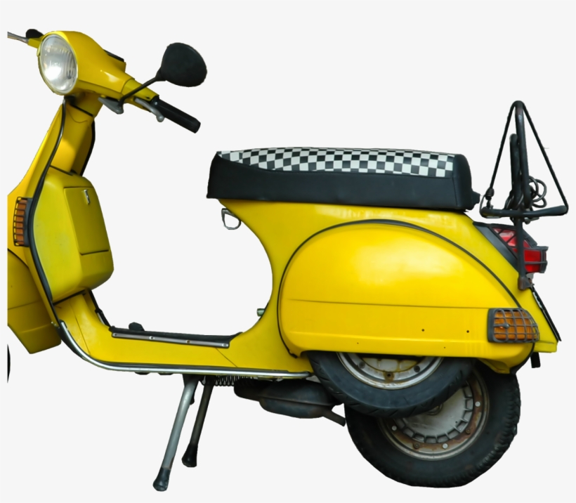 Yellow Scooty Png - Vespa, transparent png #9734510