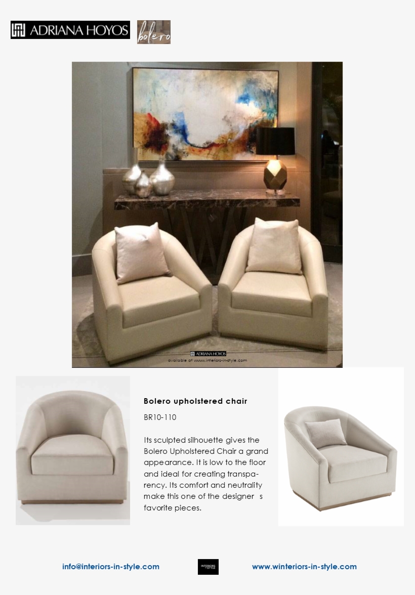 Bolero Upholstered Chair 110 / Bolero Upholstered Chair - Club Chair, transparent png #9734519