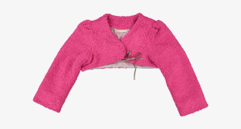 Iris Bolero In Hot Pink - Cardigan, transparent png #9735016