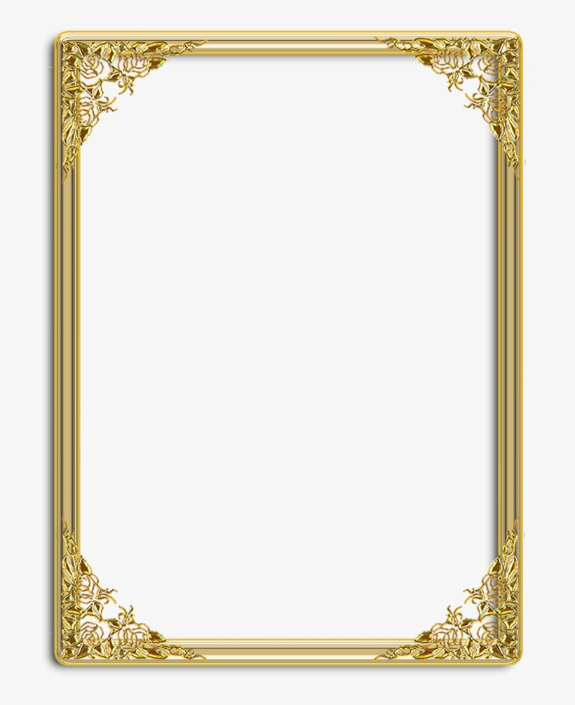 Certificate Design Png Images Vectors And Psd Files - Gold Square Border, transparent png #9735703