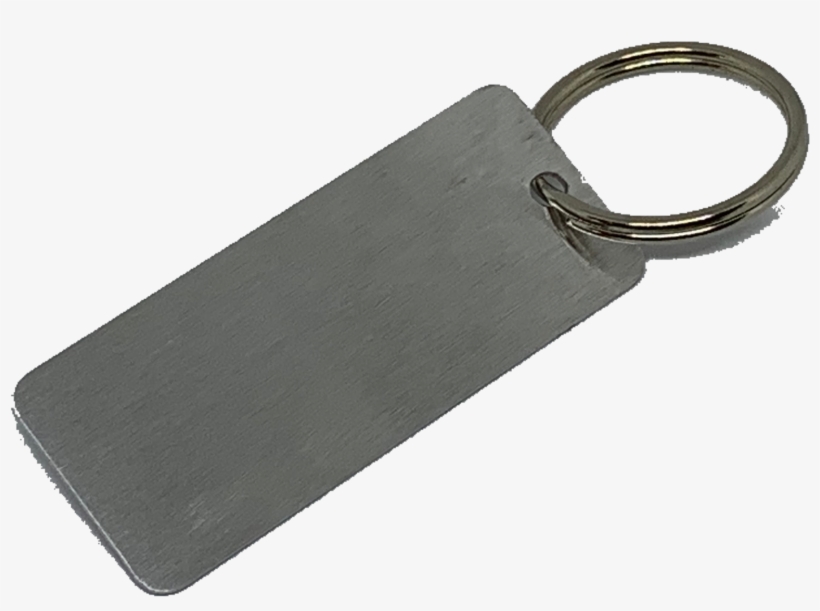 *new* Wholesale 50 Blank Metal Key Chain Tag Long Thin - Keychain, transparent png #9736135