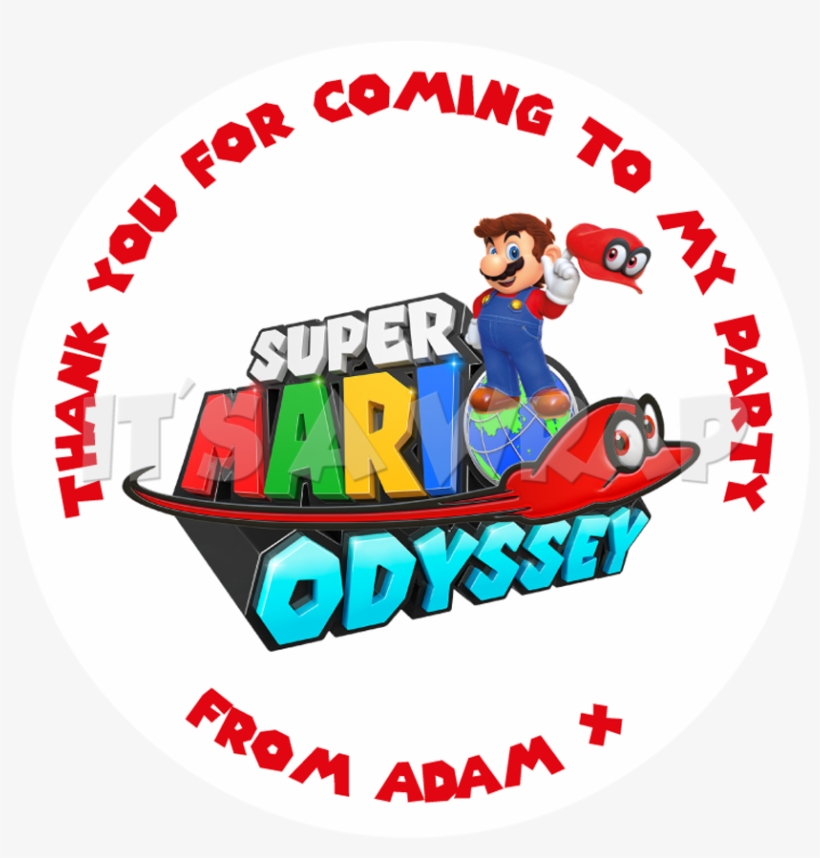Mario Odyssey Sweet Cone Stickers, transparent png #9737011