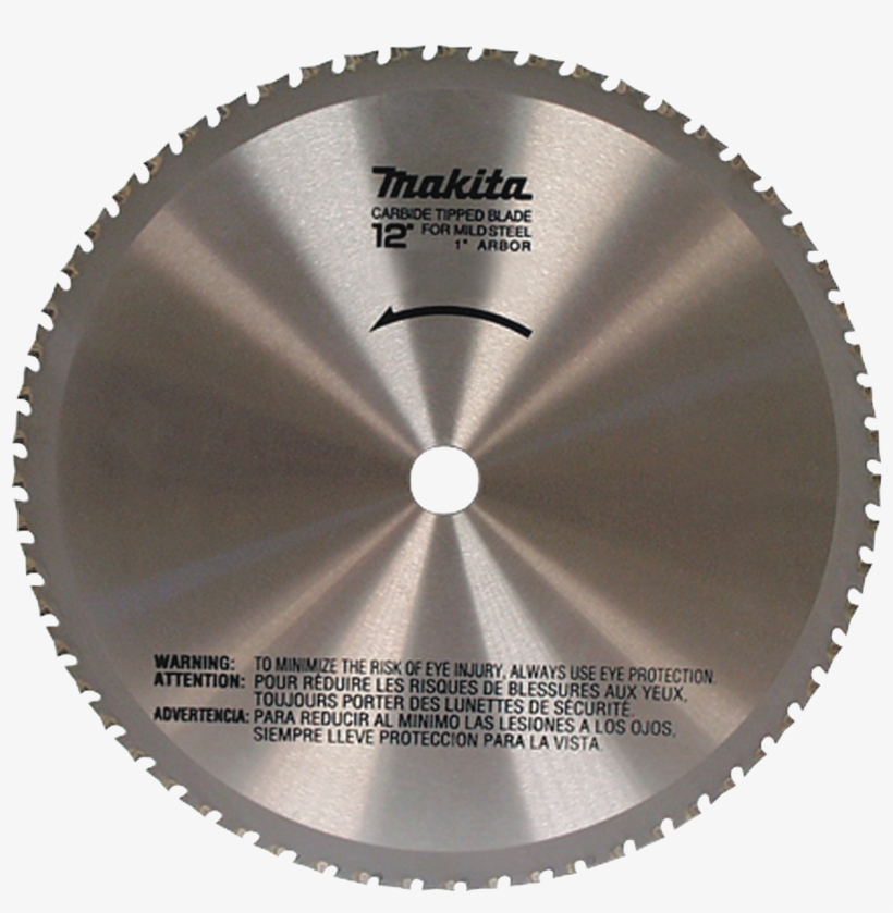 Saw Blade Png - Makita Carbide Tipped Blade For Mild Steel, transparent png #9737195