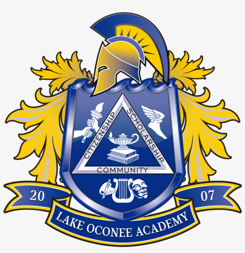 Crest - Lake Oconee Academy Logo, transparent png #9737707