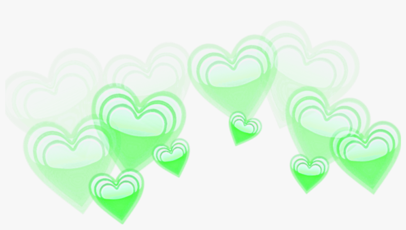 #green #crown #emoji #emojis #remixit #sticker #emojicrown - Emoji Green Heart Crown Png, transparent png #9737804