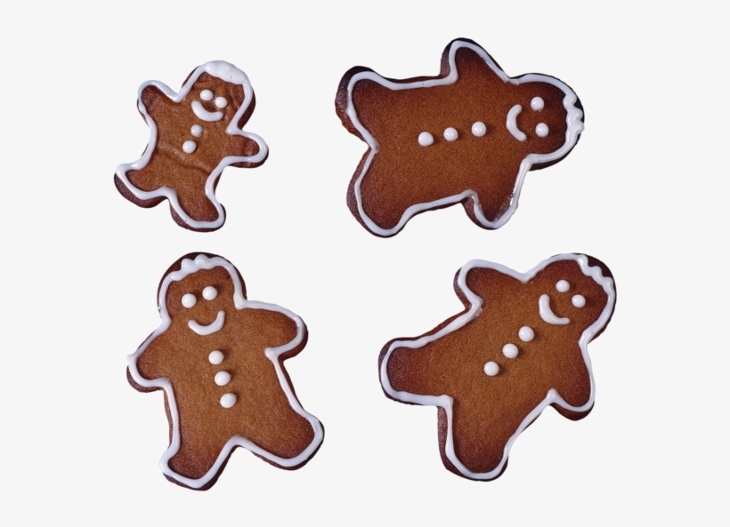 Gingerbread Man Cookies - Пряничный Человечек Png, transparent png #9738212