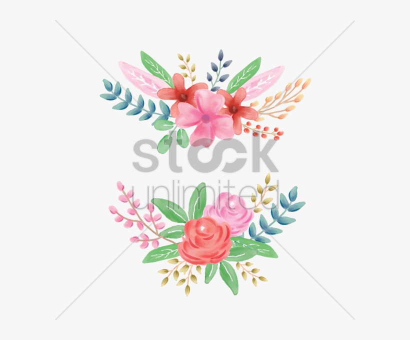 Floral Page Divider V矢量图形 - Hybrid Tea Rose, transparent png #9738467