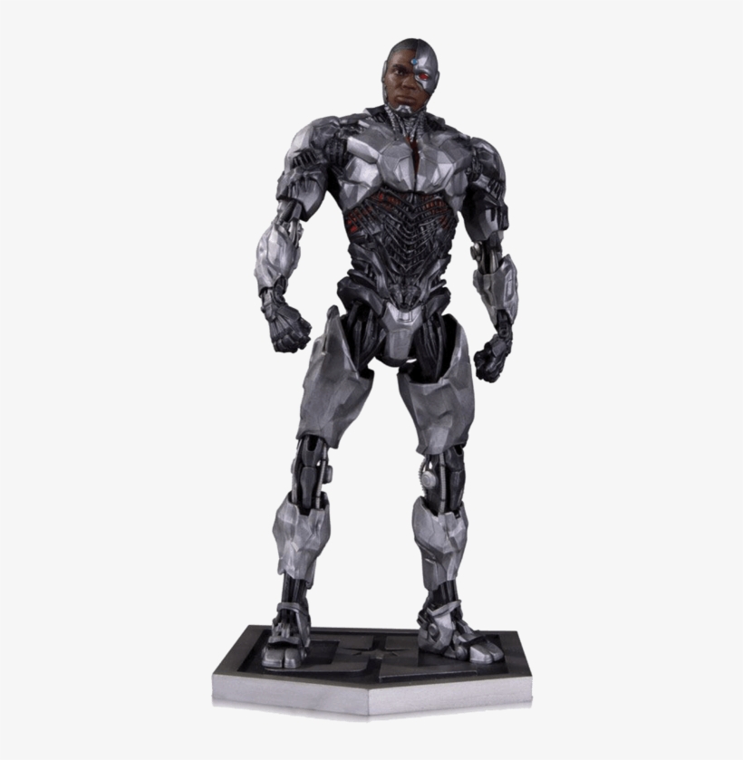 Justice League - Justice League Cyborg Statue, transparent png #9738964