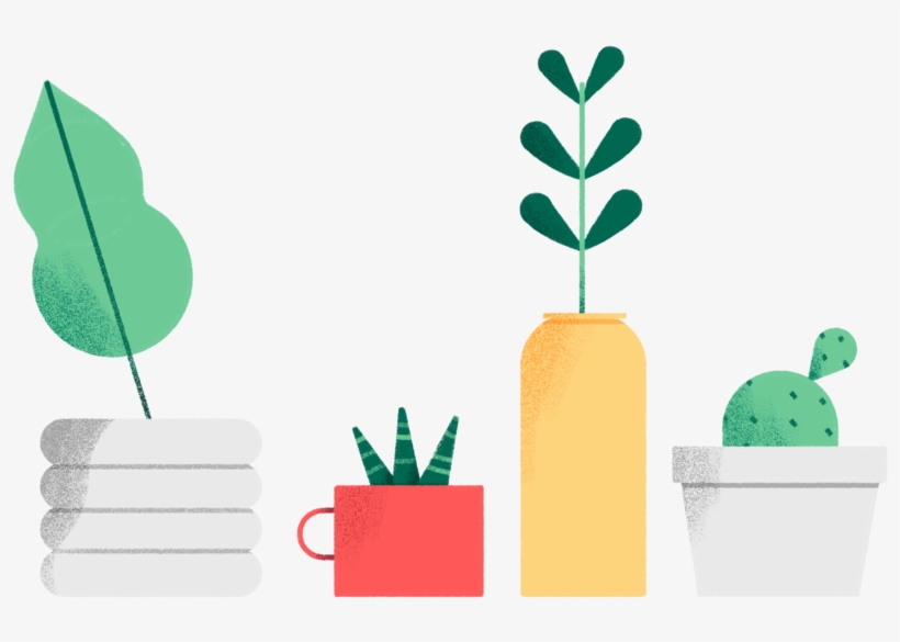 Megan Pelto Cozy Club Potted Plants 01, transparent png #9739571