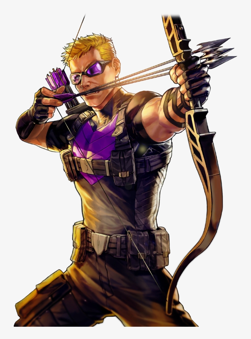 Click For Full Sized Image Hawkeye - Marvel Battle Lines Variant, transparent png #9739577