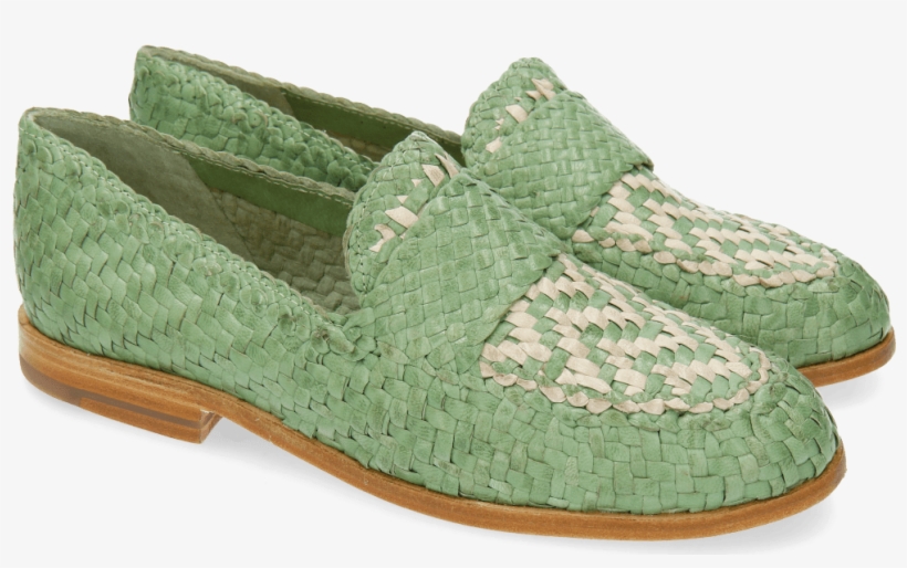 Loafers Ruby 10 Woven Mint - Slip-on Shoe, transparent png #9739877