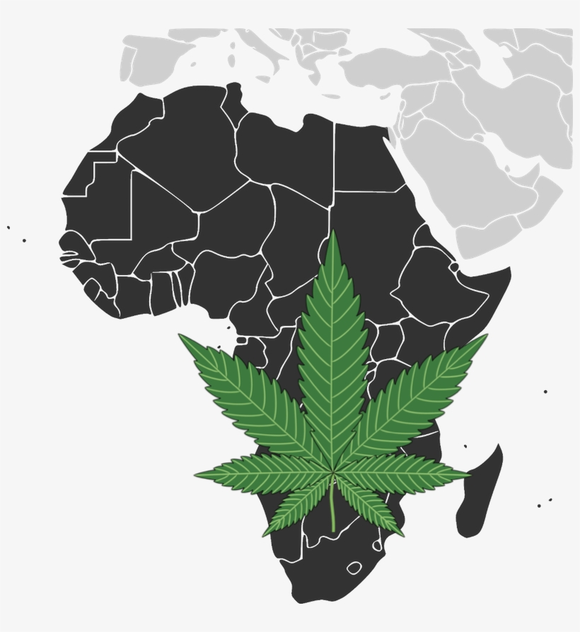 Africa Cannabis - Mauritania And Senegal Map, transparent png #9740314