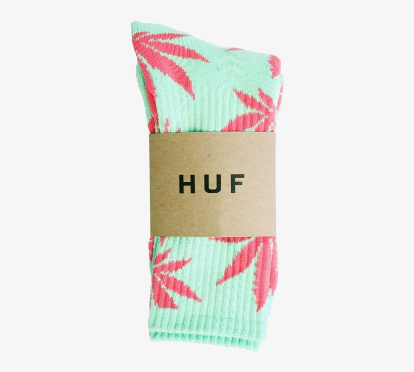 huf pink weed socks