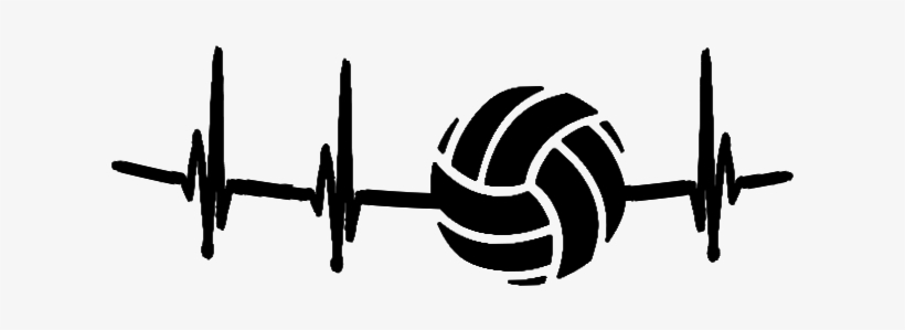 Save - Volleyball Heartbeat Png, transparent png #9740910