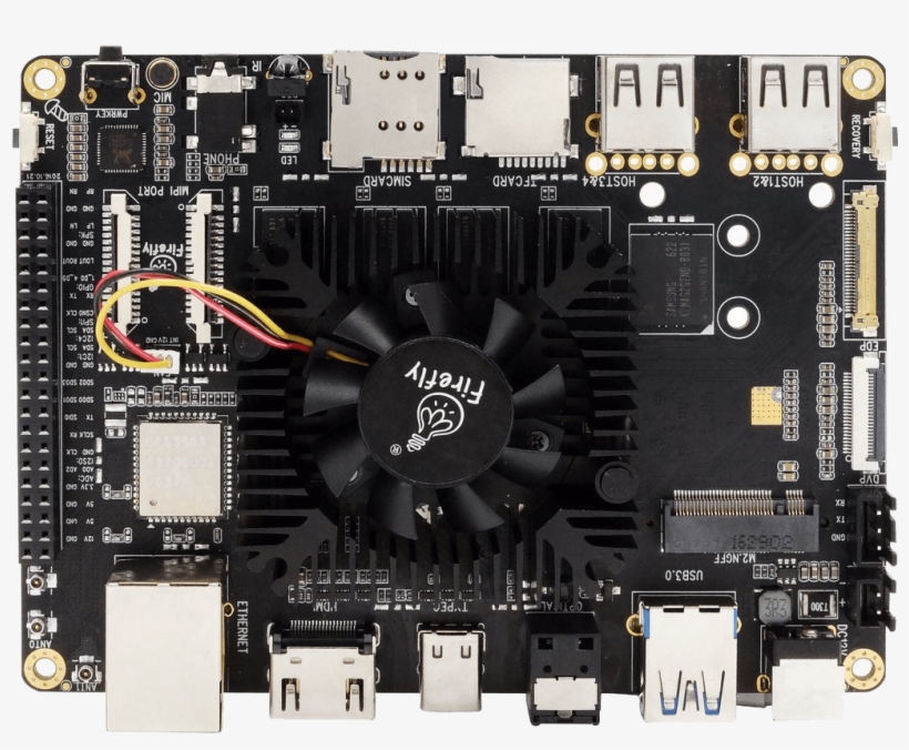 Firefly-rk3399 - Motherboard, transparent png #9741015