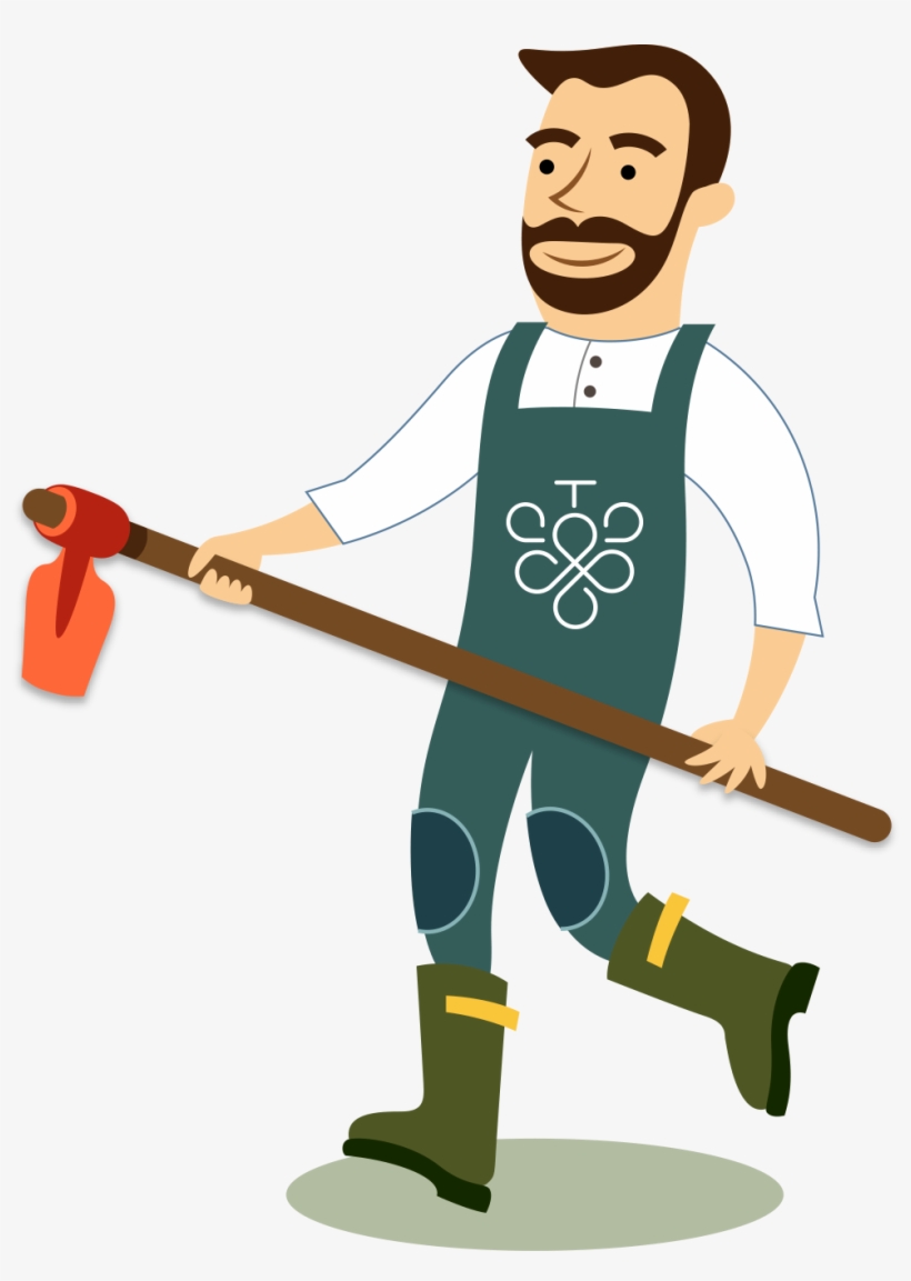 Farming Clipart Happy - Vineyard Worker Clip Art, transparent png #9741321