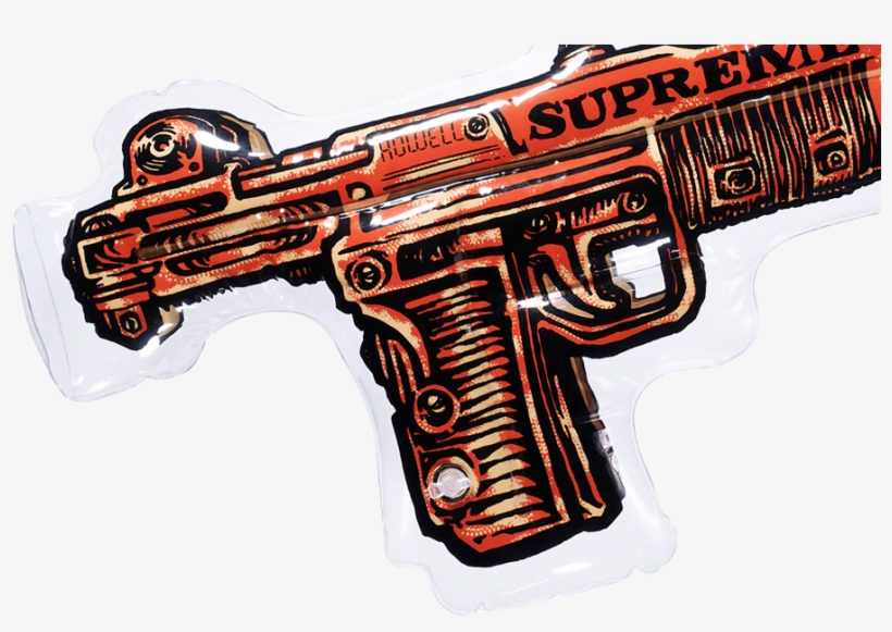 Supreme Toy Uzi Inflatable Pillow, transparent png #9741416