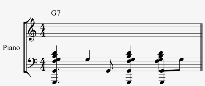 Cross-staff Notes - Piano Bass Lines, transparent png #9741528