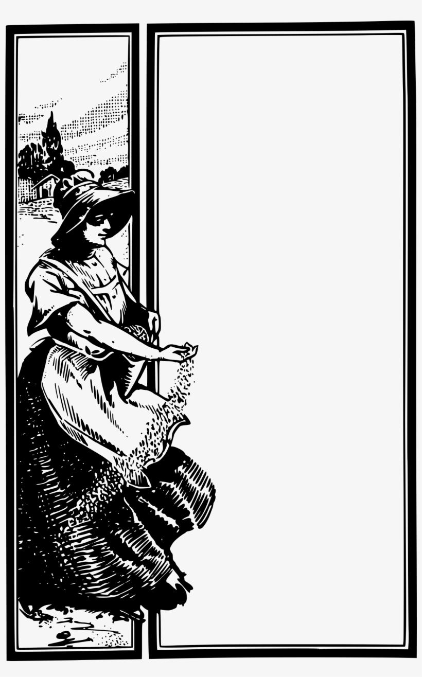 This Free Icons Png Design Of Female Farmer Frame, transparent png #9741696