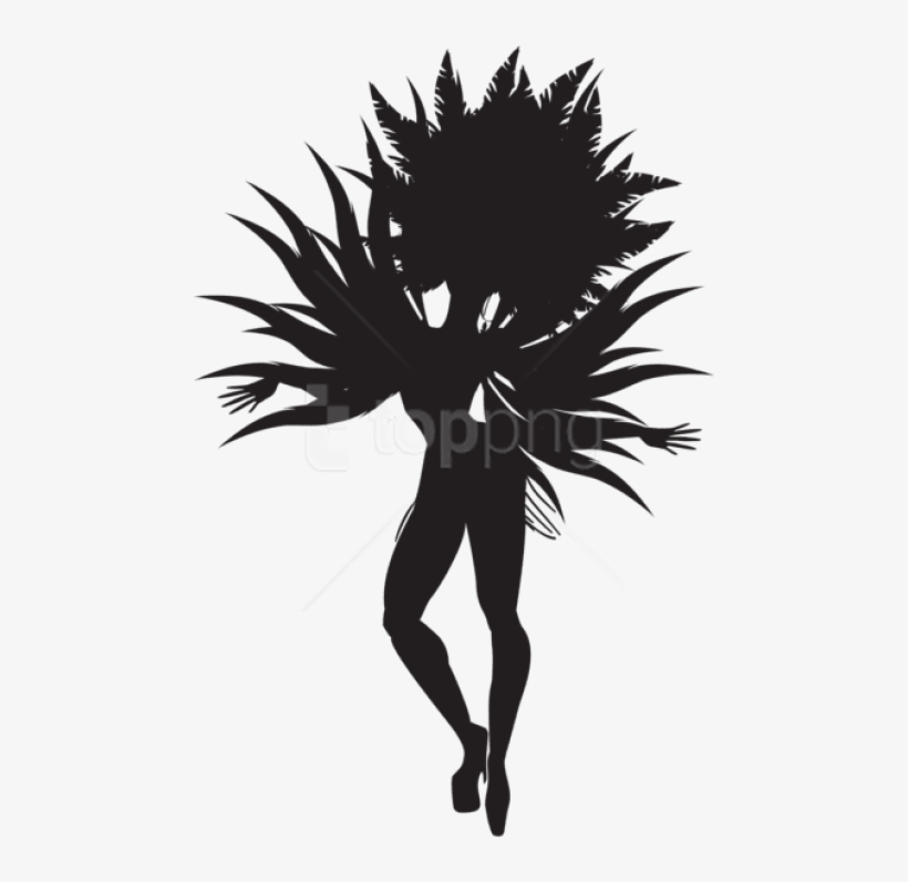 Free Png Samba Dancer Silhouette Png - Samba Dance Silhouette, transparent png #9741869