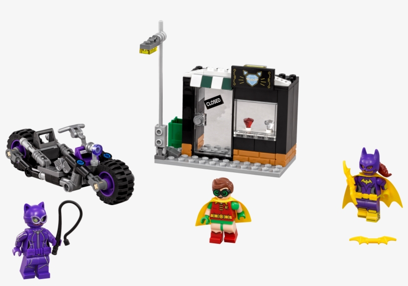 Catwoman Catcycle Chase - Lego Mr Freeze Ice Attack, transparent png #9741909