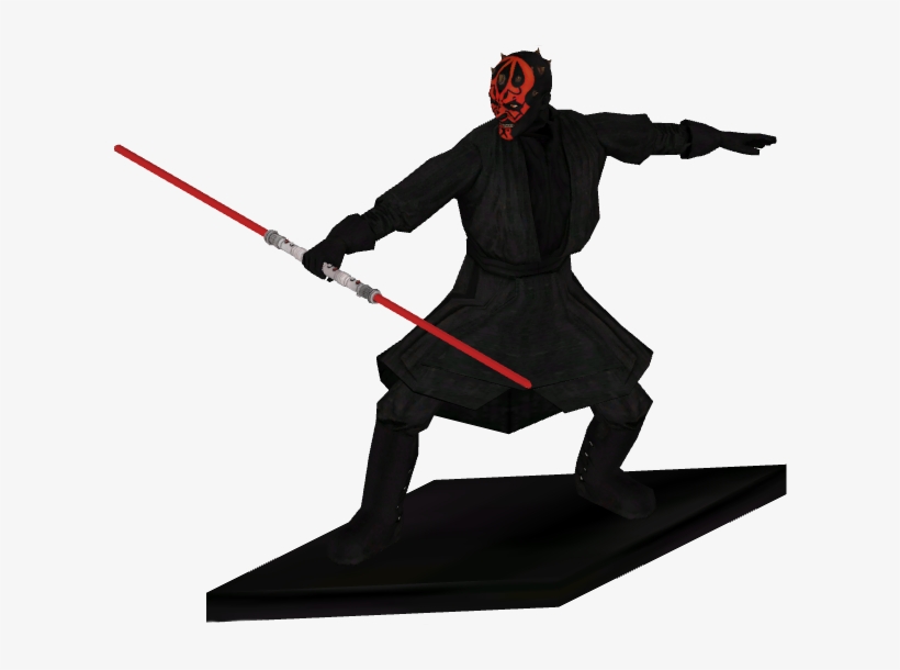 Darth Maul Statue - Figurine, transparent png #9741982