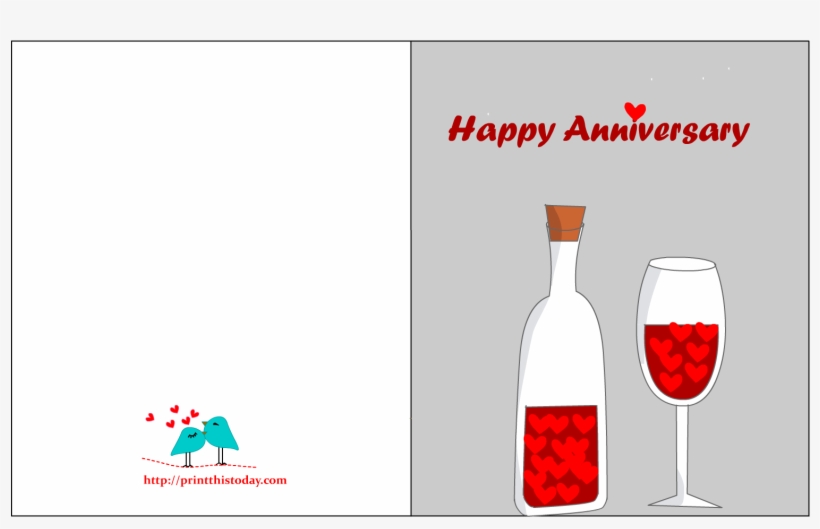 Wine Valentines Day Card, transparent png #9742106