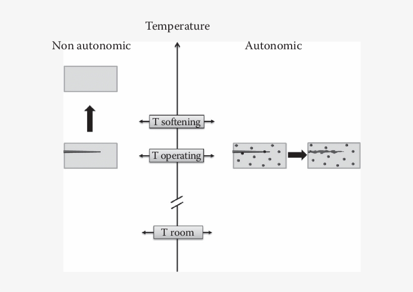 Nonautonomic Self Healing Involves Overheating To Enable - Diagram, transparent png #9742337