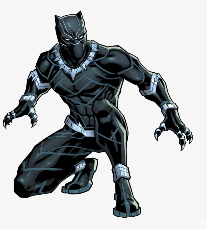 Black Panther Cartoon Characters, transparent png #9742439