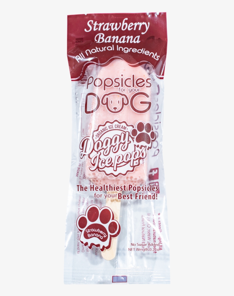 Strawberry Banana Popsicle - Pepperoni, transparent png #9743073