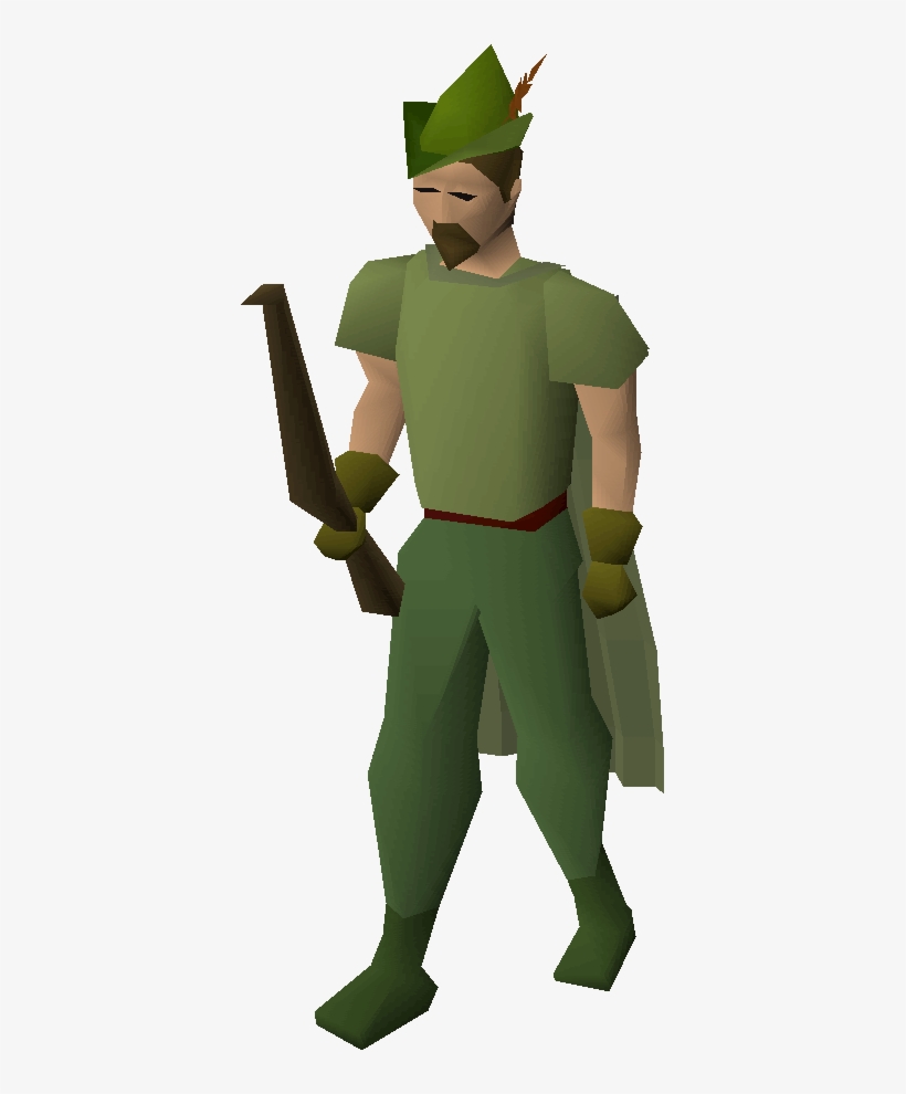 Robin - Runescape Robin Hood Outfit, transparent png #9743666