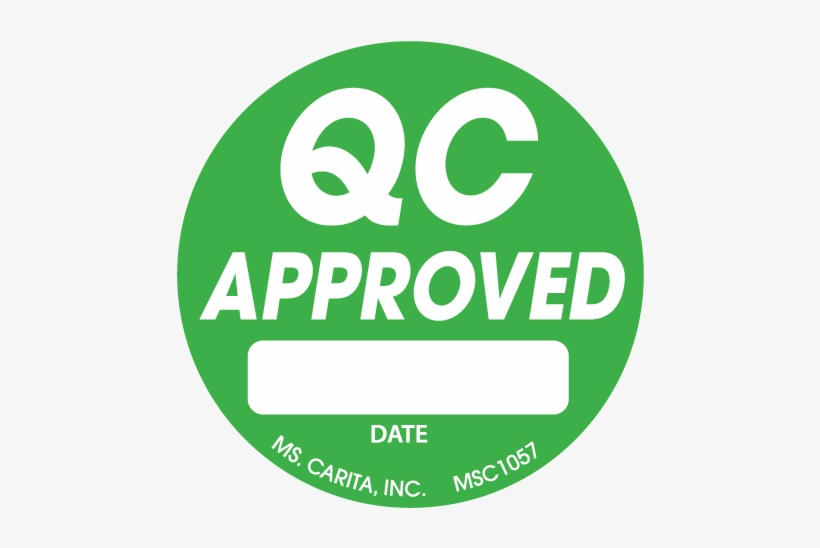 Round Qc Approved Labels - Circle, transparent png #9743785