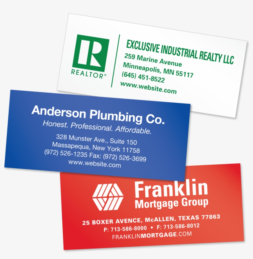 Picture Of Return Address Labels - Realtor, transparent png #9744092