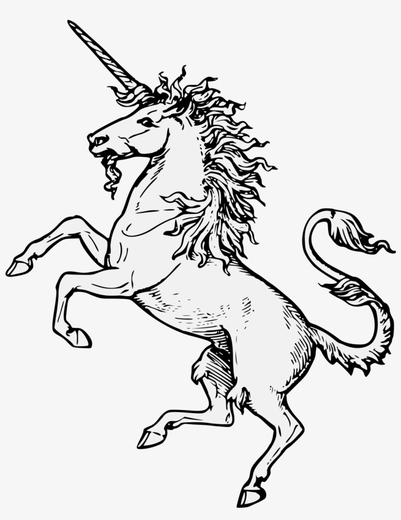 Details, Png - Old English Unicorn, transparent png #9744344