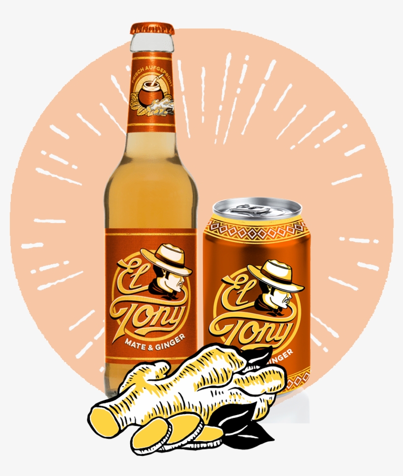 El Tony Mate - Beer Bottle, transparent png #9744417