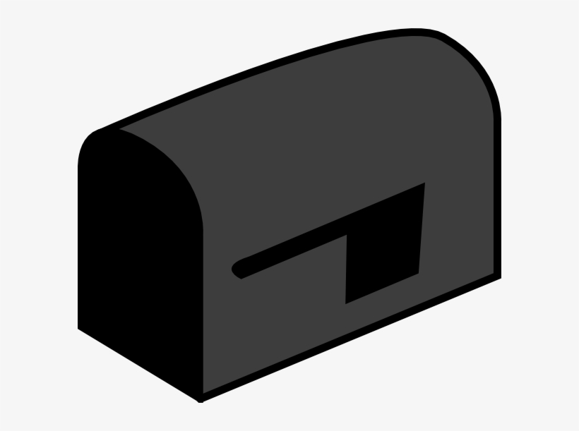Small - Black Mailbox Clipart, transparent png #9744934