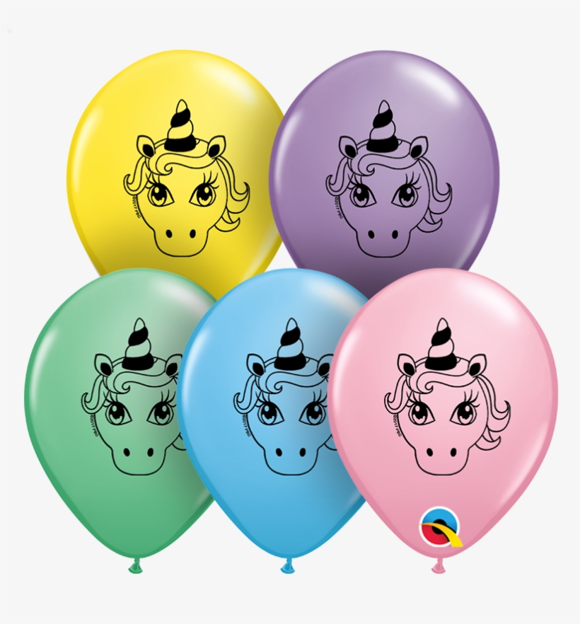 5″ Unicorn Head - Princess Balloons, transparent png #9744960