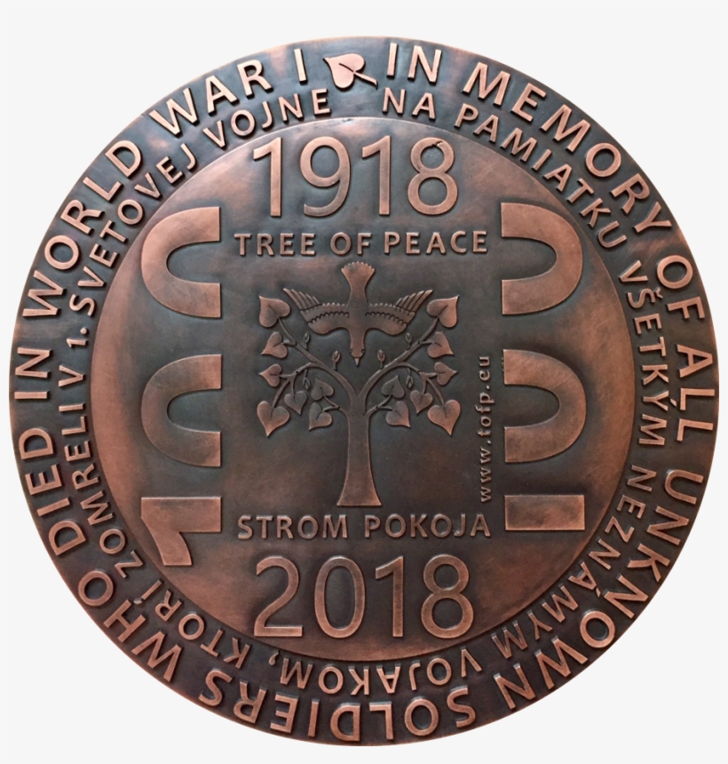 Tree Of Peace Plaque - Circle, transparent png #9745162