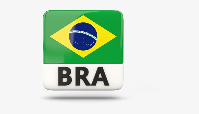 Illustration Of Flag Of Brazil - Brazil Flag, transparent png #9745657