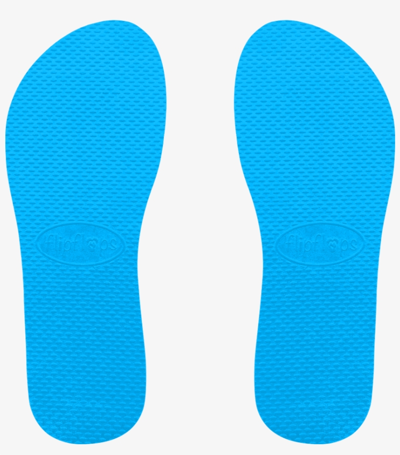 Blue - Flip-flops, transparent png #9745784