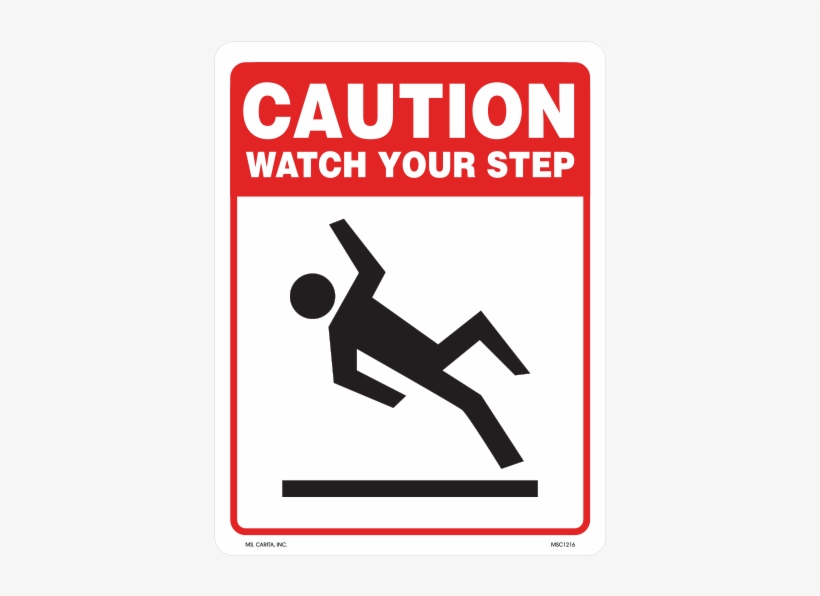 Caution Slippery When Wet Industrial Styrene Sign - Signs, transparent png #9745999