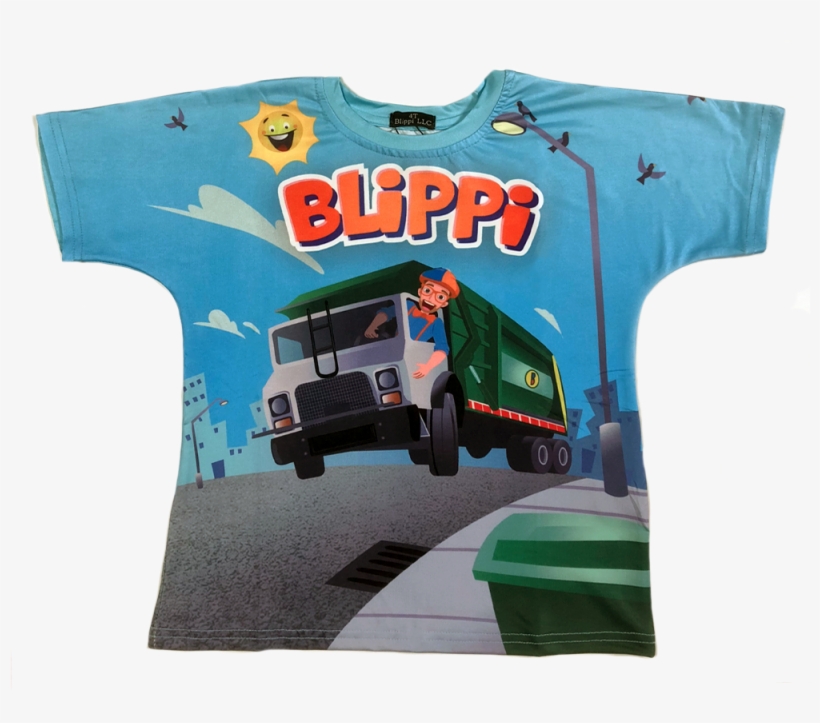 Blippi Garbage Truck, transparent png #9746338