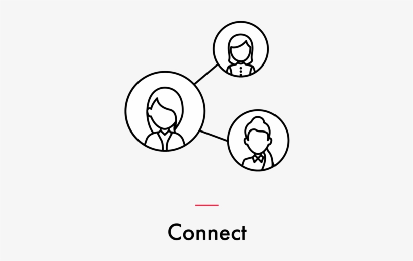 Connect With Female Entrepreneurs - Circle, transparent png #9746657