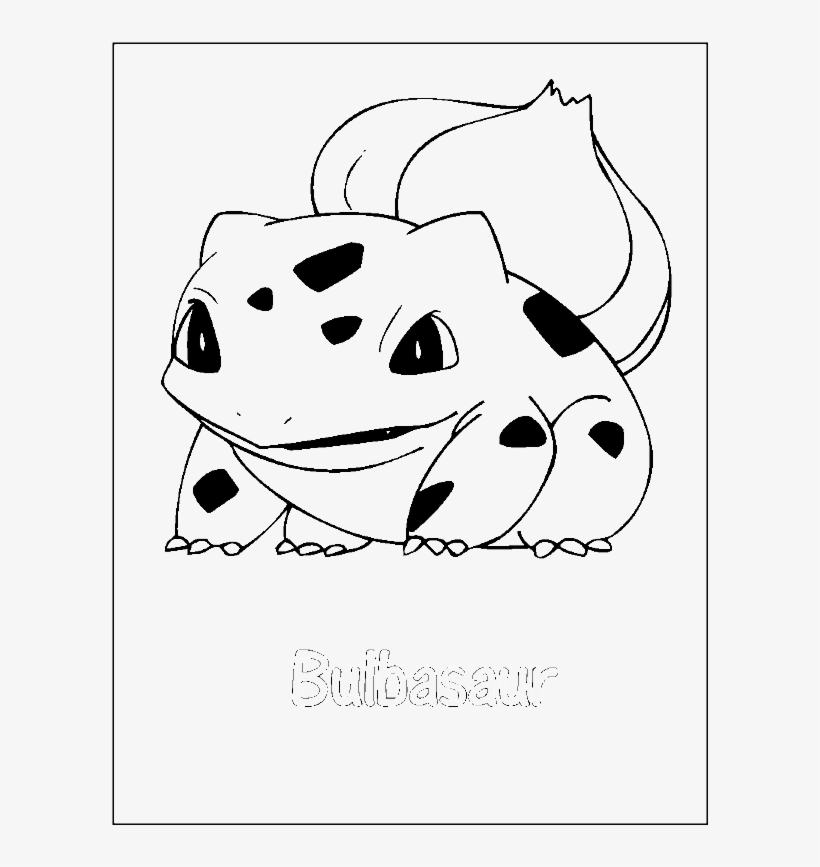 Bulbasaur Pokemon Coloring Page - Pokemon, transparent png #9746944