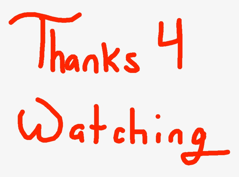 Thx4watchin - Drawing - Calligraphy, transparent png #9747303