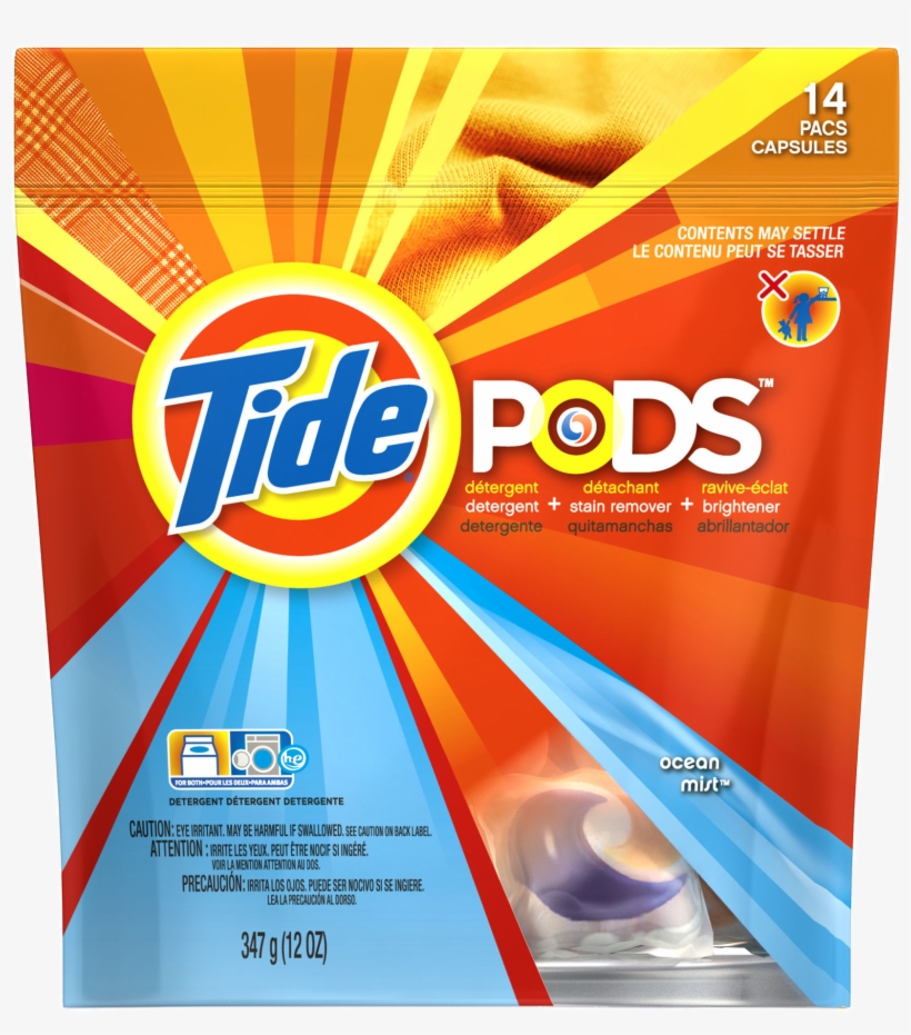 Tide Laundry Detergent Pods - Tide Pods Spring Meadow 72 Count, transparent png #9748000